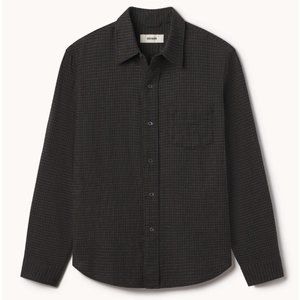 Charcoal/Brown Gun Club Check Pacific Twill One Pocket Shirt